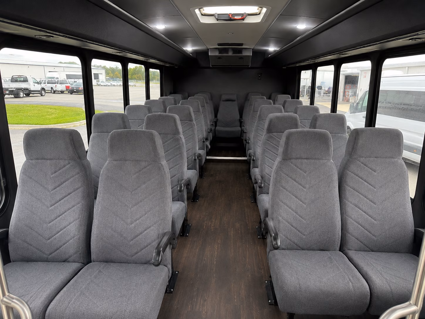 clifton 18 passenger minibus interior