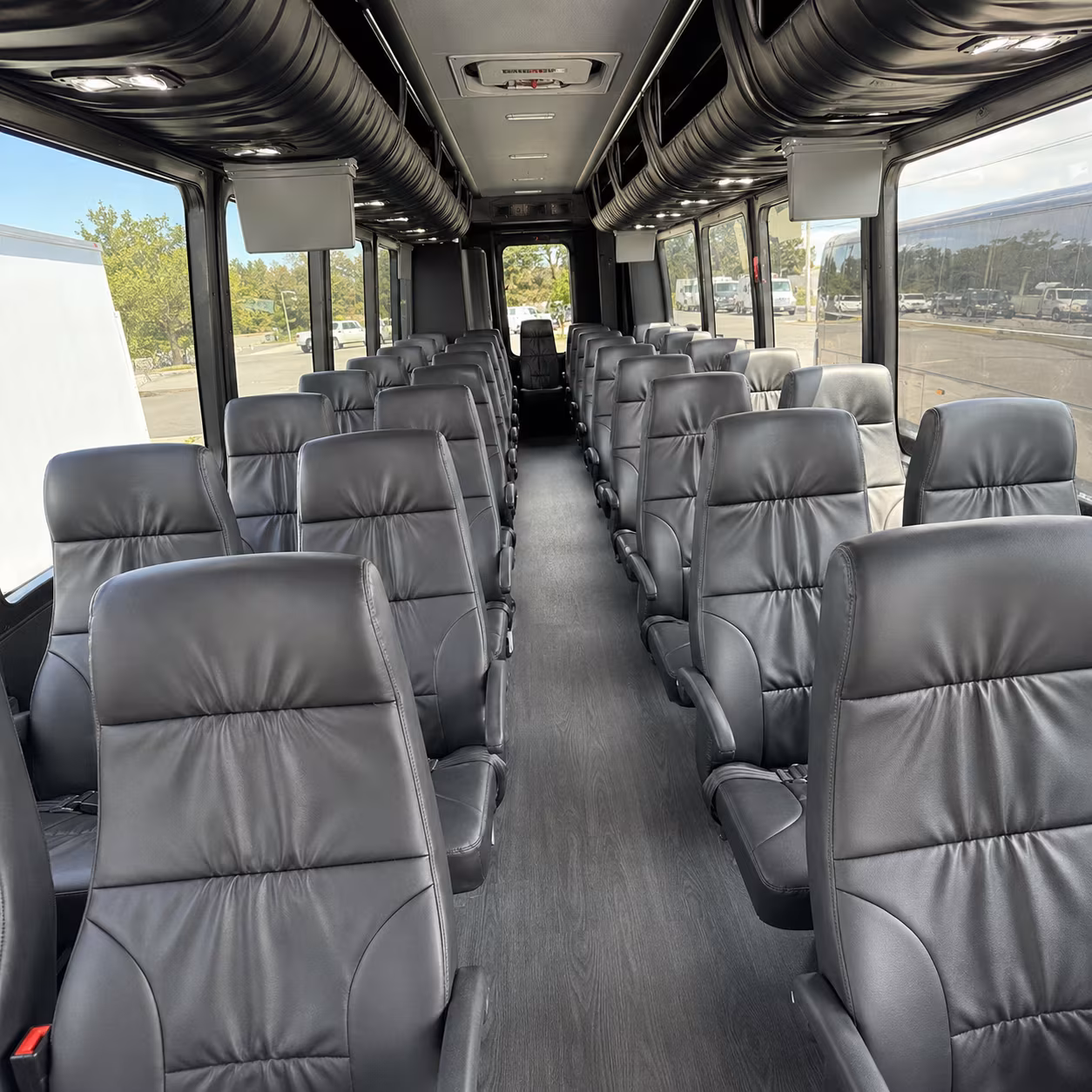 clifton 25 passenger minibus interior