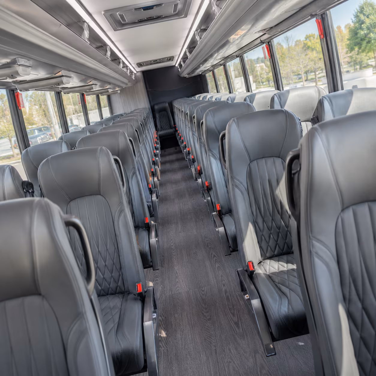 clifton 30 passenger minibus interior
