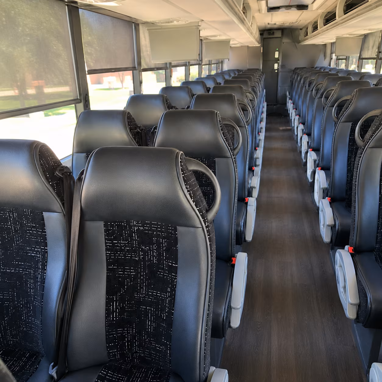 clifton charter bus inside